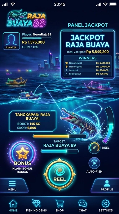 567luck — layar beranda